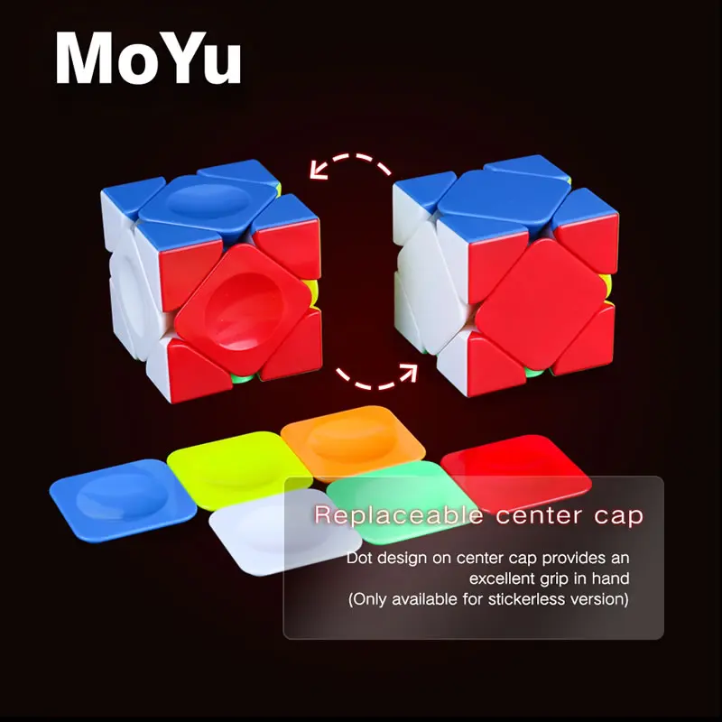 MoYu AoYan Nazobčane M Magnetni Magic Cube Skewbed Magneti Strokovno Neo Hitrost Kocka Uganka Antistress Igrače Za Otroke
