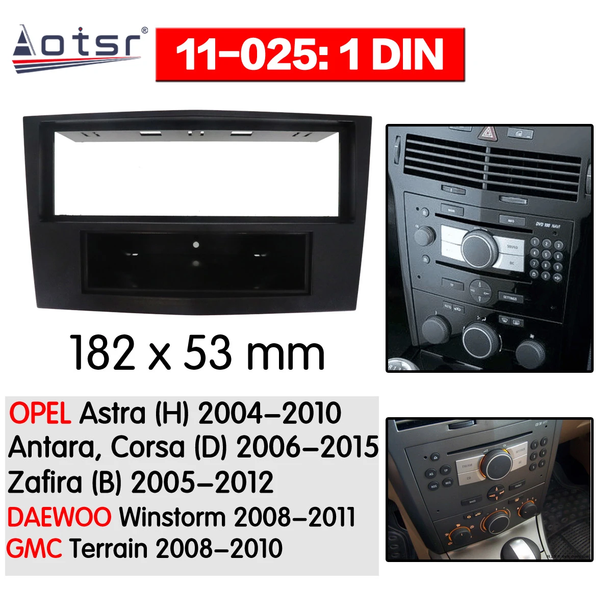 Avto Radio Audio posnetek Fascijo Za OPEL Astra (H) 2004 - 2010 Avtomobilski Stereo Radio Fascijo Plošča za Namestitev Adapter DVD predvajalnik Okvir