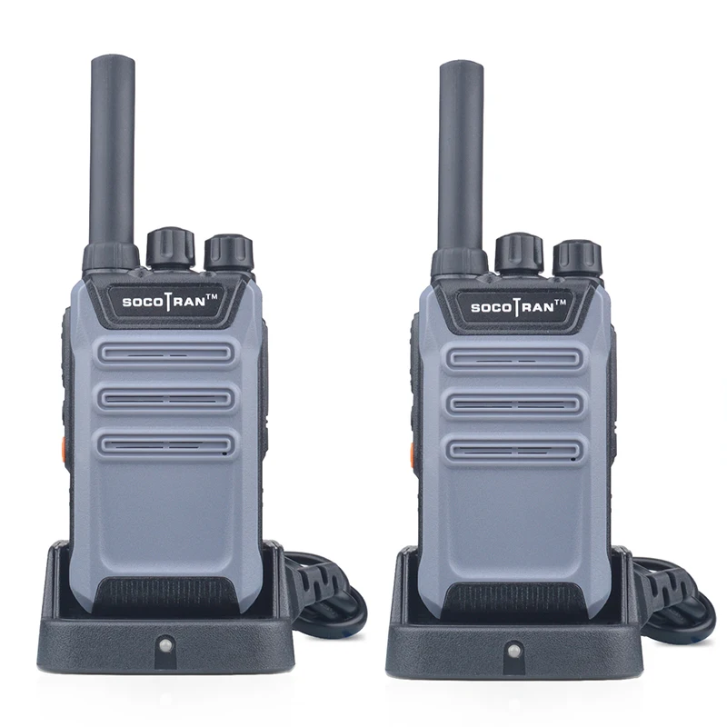 2PCS/Veliko SOCOTRAN SC-508 mini walkie talkie UHF 400-470MHz 16CH 2W Prenosni dvosmerni Radijski scrambler VOX ham radio (Štirih barvah)