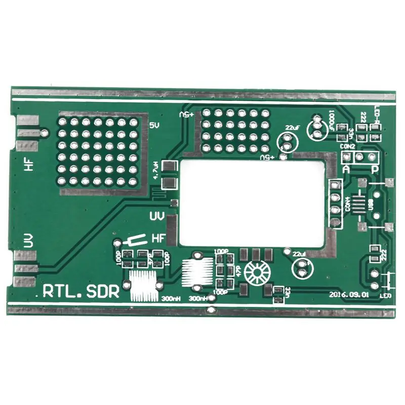100KHz-1.7 GHz UV HF RTL-SDR USB Sprejemnik Sprejemnik + U/V anteno DIY KOMPLETI +priročnik