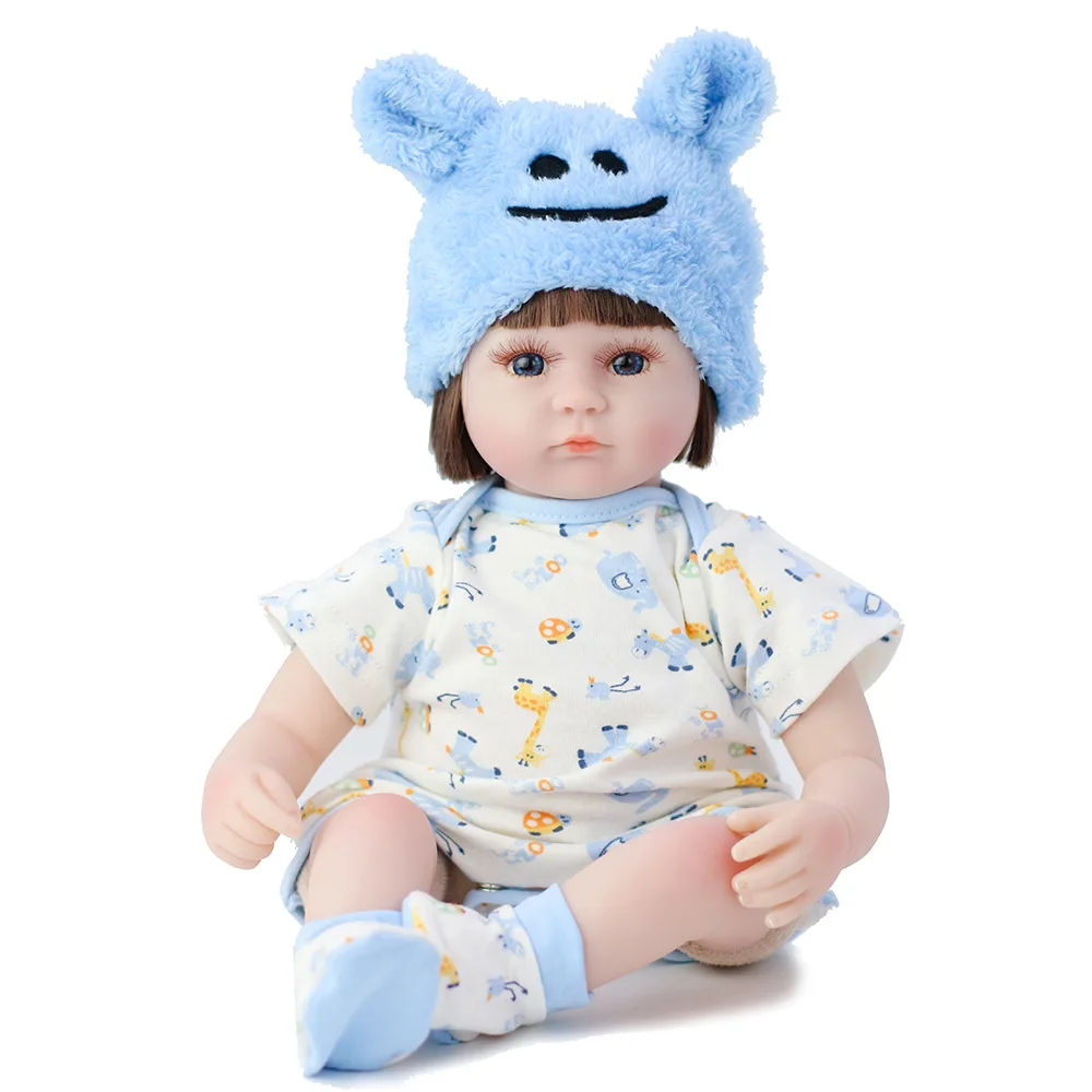 2020 Novo Prerojeni Baby Doll 42CM Fant Prerojeni Lutke Igrače za Dekleta Spremljajo Lutka Veren Malčka Oči Bebe Prerojeni za Rojstni dan