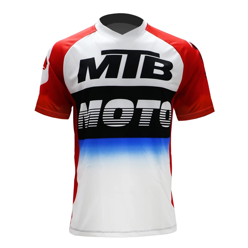 Kolesarjenje motorcross jersey vrh glave t Shirt MTB MX dirke, Downhill nositi kratke rokave quick dry dihanje oblačila