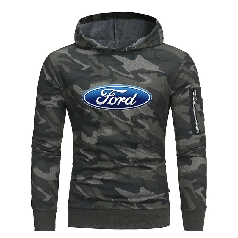 2018 Ford tiskanje pomlad novo Mens Prikrivanje Hoodies Modni pulover za prosti čas fitnes jakna Sweatshirts športna oblačila