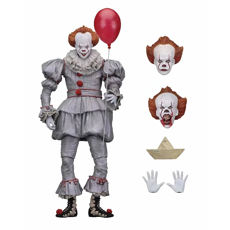 [Zabavno] 20 cm NECA Stephen King je To Pennywise Joker Klovn Dan Čarovnic Horror Film Lutka PVC Dejanje Slika Zbirateljske Model