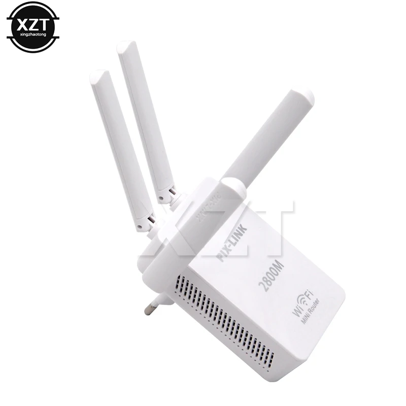 Mini WiFi Vmesnik / Usmerjevalnik / Dostopno Točko Wi-Fi Območje Podaljšek s 4 Zunanje Antene WPS Zaščite EU/ZDA Plug wifi Usmerjevalnik