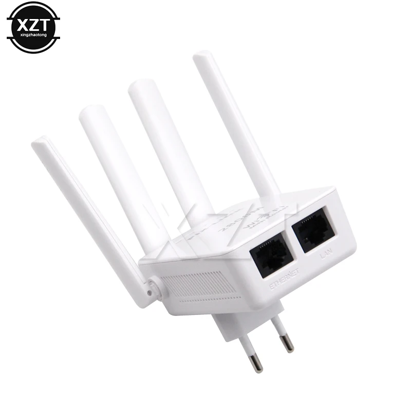 Mini WiFi Vmesnik / Usmerjevalnik / Dostopno Točko Wi-Fi Območje Podaljšek s 4 Zunanje Antene WPS Zaščite EU/ZDA Plug wifi Usmerjevalnik