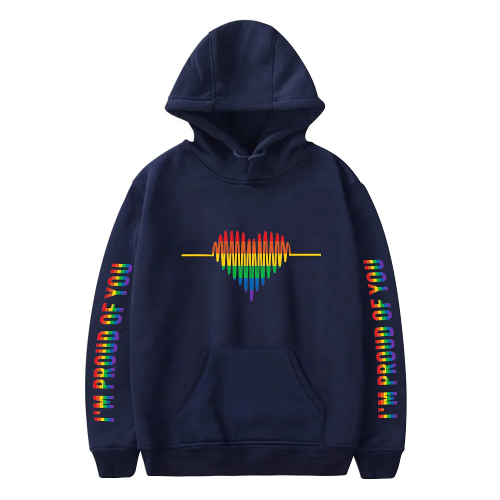 LGBT Meri Natisnjene ljubezen je Ljubezen Hoodies Ženske/Moški pulover s kapuco Dolg Rokav Jopice Priložnostne Hip Hop Stilu Ulične Oblačila