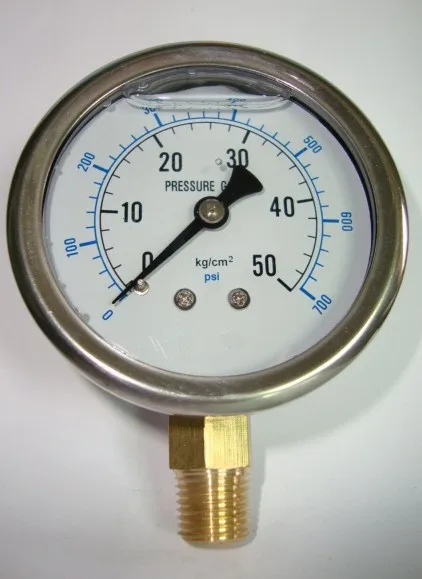 Iz nerjavečega jekla, YN-60 šuko manometrom ,oljno merilnik pritiska v jeklenki, 10 KG/100 KG//150 KG/200 KG/250kg Hidravlični merilnik tlaka