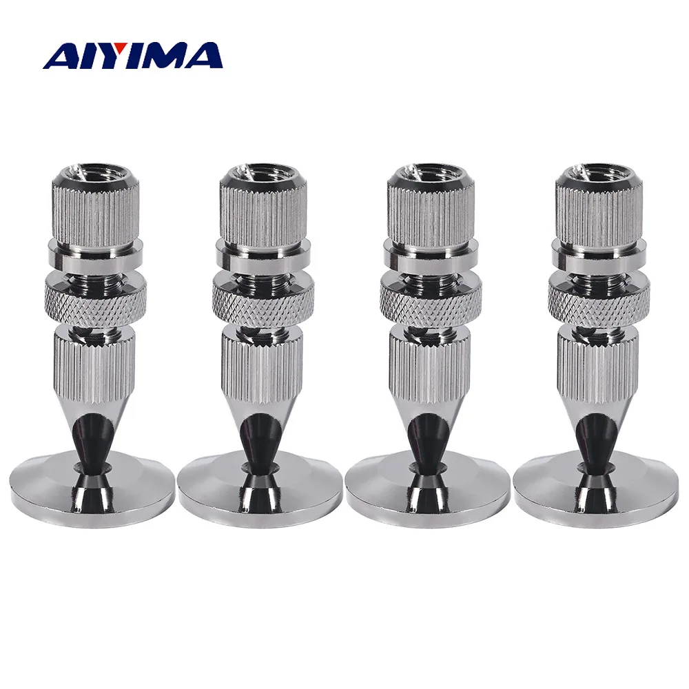 AIYIMA 4 Par Mini Prenosni Avdio Zvočniški Konice M8x43 Zvočniki Kompleti za Popravilo Stojalo Šok Pin DIY Za Domači Kino Zvok Sistem