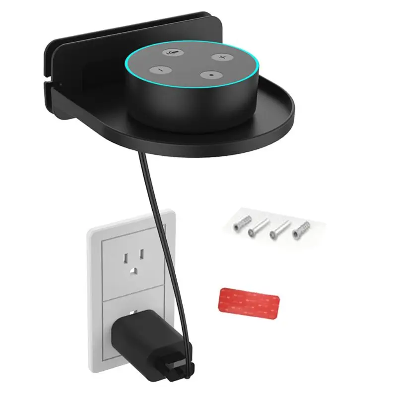 Prenosno Stojalo Organizator Steni Polica Nosilec za Amazon Echo Dot 3 2 Zvočnik za Google Domov Mini/Google Wifi Pametnih Telefonov Varnost C