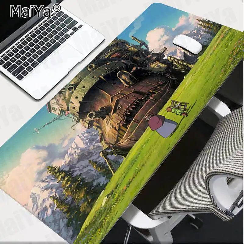 Maiya Osebno Kul Moda Howl ' s Moving Castle DIY Design Vzorec Igra mousepad Gume PC Gaming Računalnik mousepad