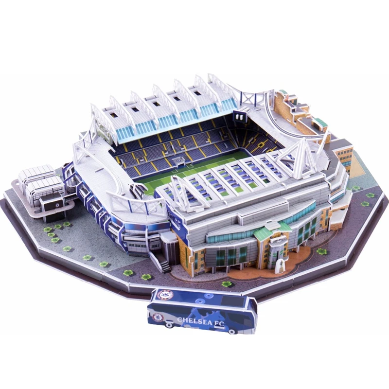 [Zabavno] Združenem Kraljestvu Stamford Bridge KRALJESTVU RU Tekmovanje v Nogometu Stadiumsbuilding model igrača otroci otrok darilo izvirno polje