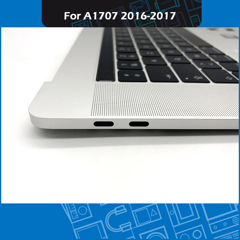 Srebro A1707 Zgornjem Primeru Za Macbook Pro Retina 15