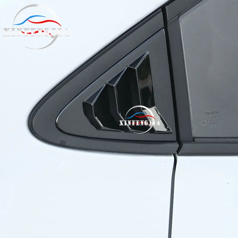 Za Toyota Corolla 2020 2* Svetlo Črno Avto Zadnja Stranska Okna Reže Okrasite Kritje Trim