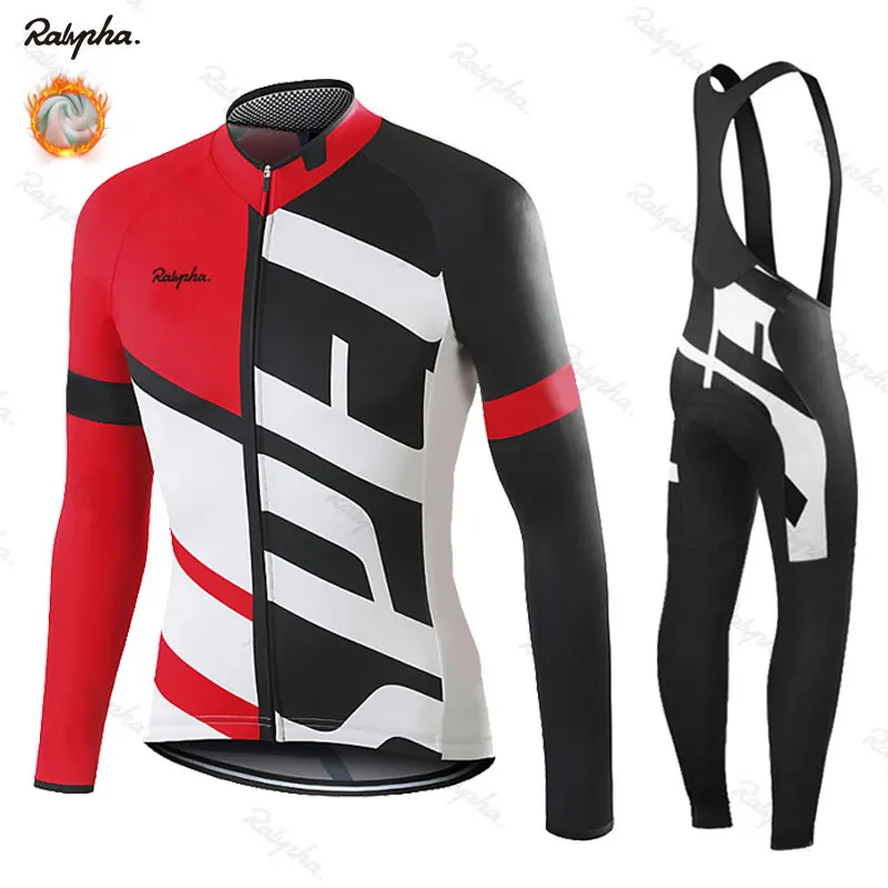 2020 Pro Team Pozimi Long Sleeve Kolesarjenje Jersey Set MTB Kolo Enotna Oblačila za Moške Toplotne Runo Izposoja Maillot Ropa Ciclismo