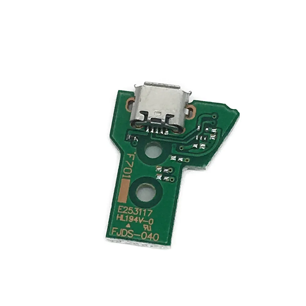 10SETS V4 12 Pin Polnjenje Ploski Kabel Za PS4 Pro Krmilnik JDS-40 Polnjenje prek kabla USB Odbor Vtičnico Vezja & Kabel