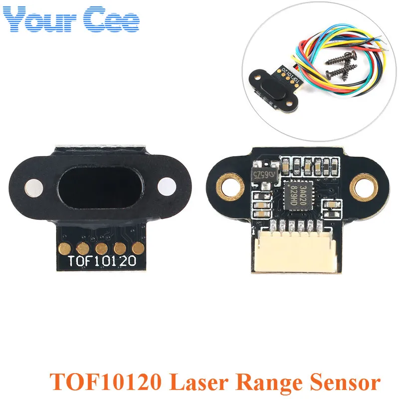 Laser Obseg Senzor Modul TOF10120 10-180 cm Razdalja Senzorja RS232 Vmesnik UART I2C IIC Izhod 3-5V za Arduino S Kabel