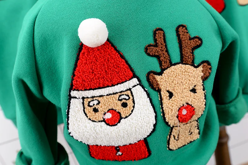 Družina Ujemanje Grda Jelenov Božič Pulover Puloverju Pozimi Toplo Hoodies za Par Otroci Majica Novo Leto, Božič Darilo