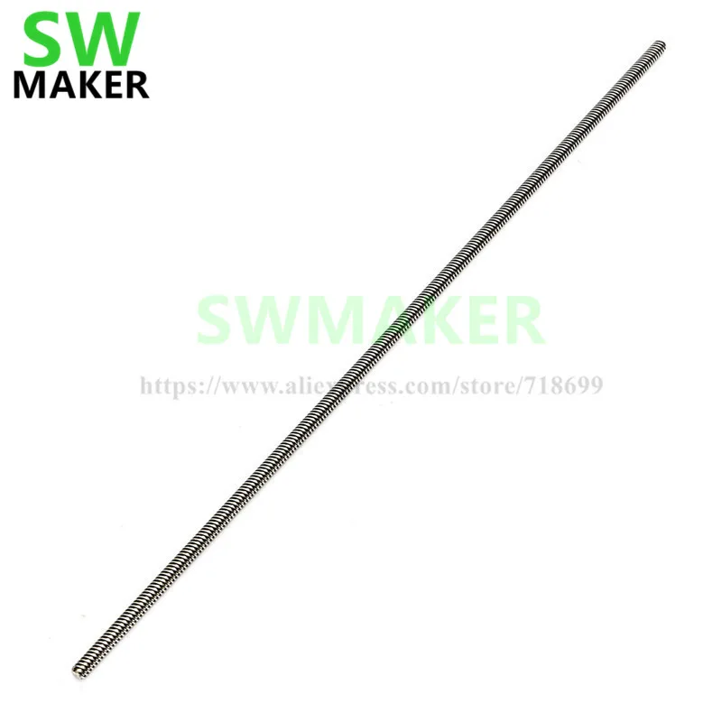 SWMAKER 2pcs 8 mm Meritev Acme Vodi Vijak 300/290/400/490/500/540mm dolžina iz nerjavečega jekla Tr8*8 ( P2 ) za DIY C-Žarek 3D tiskalnik