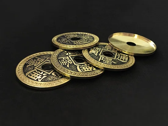 Super Kitajski Kovanec Set (Qianlong, Morgan Velikost) Čarovniških Trikov Kovanec Pojavi Izginili Magia Blizu Iluzije Prevara Rekviziti Mentalism