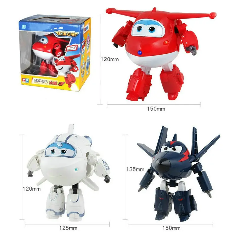 2019Newest 15 CM ABS Super Krila Deformacije Jet Robot figuric Super Krilo Preoblikovanje igrače za otroke darilo Brinquedos