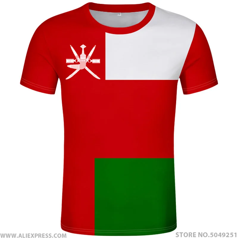 Omn OMAN T Shirt Narod Zastavo Om Islam arabski Sultanate Omanski Državi, Arabsko Logotip Foto Oblačila Ne Zbledi Ne Krekirana Tshirt Jersey