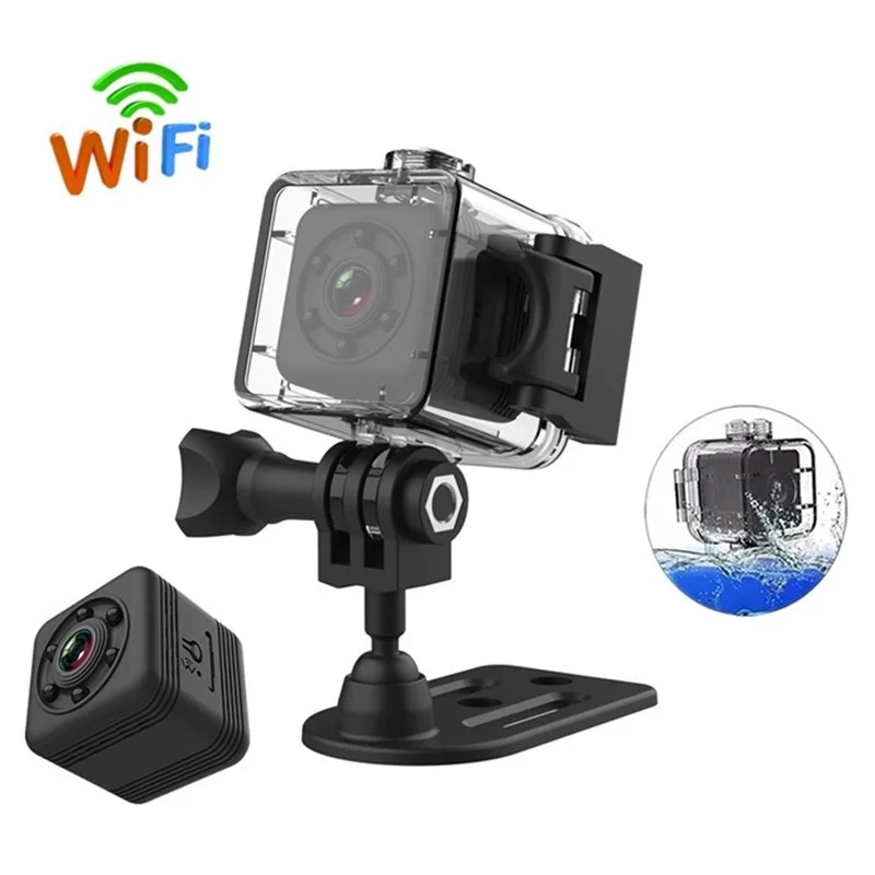 SQ29 WiFi Mala Mini Fotoaparat, Diktafon Home Security IP Kamera za Nadzor Nočno opazovanje Gibanja Zazna Baby Monitor