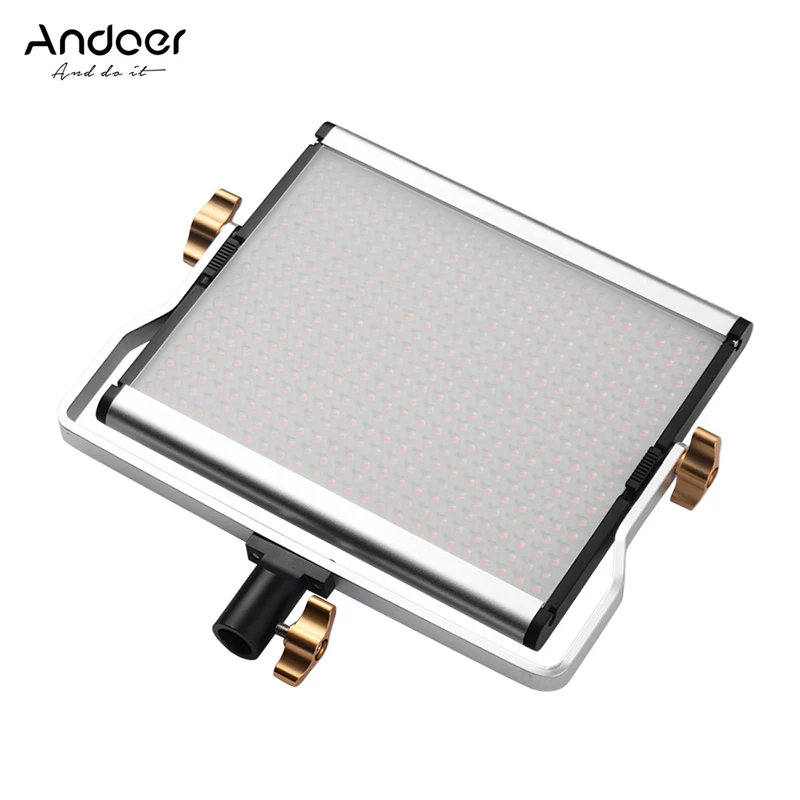 Andoer 29W 3200-5600K 480 LED Kroglice CRI95+ Video lahki Prenosni Plošči Izpolnite Lučka za studijskega snemanja Videa