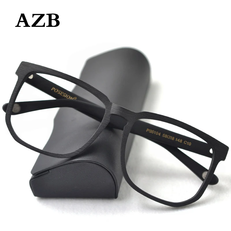 AZB Vintage Retro Lesa Očal Okvir Ženske Moški Prevelik Optični Eyaglasses Okvirji za Recept Leče Očal Okvir