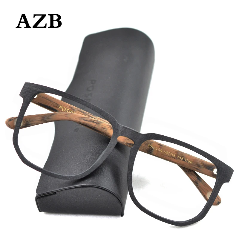 AZB Vintage Retro Lesa Očal Okvir Ženske Moški Prevelik Optični Eyaglasses Okvirji za Recept Leče Očal Okvir