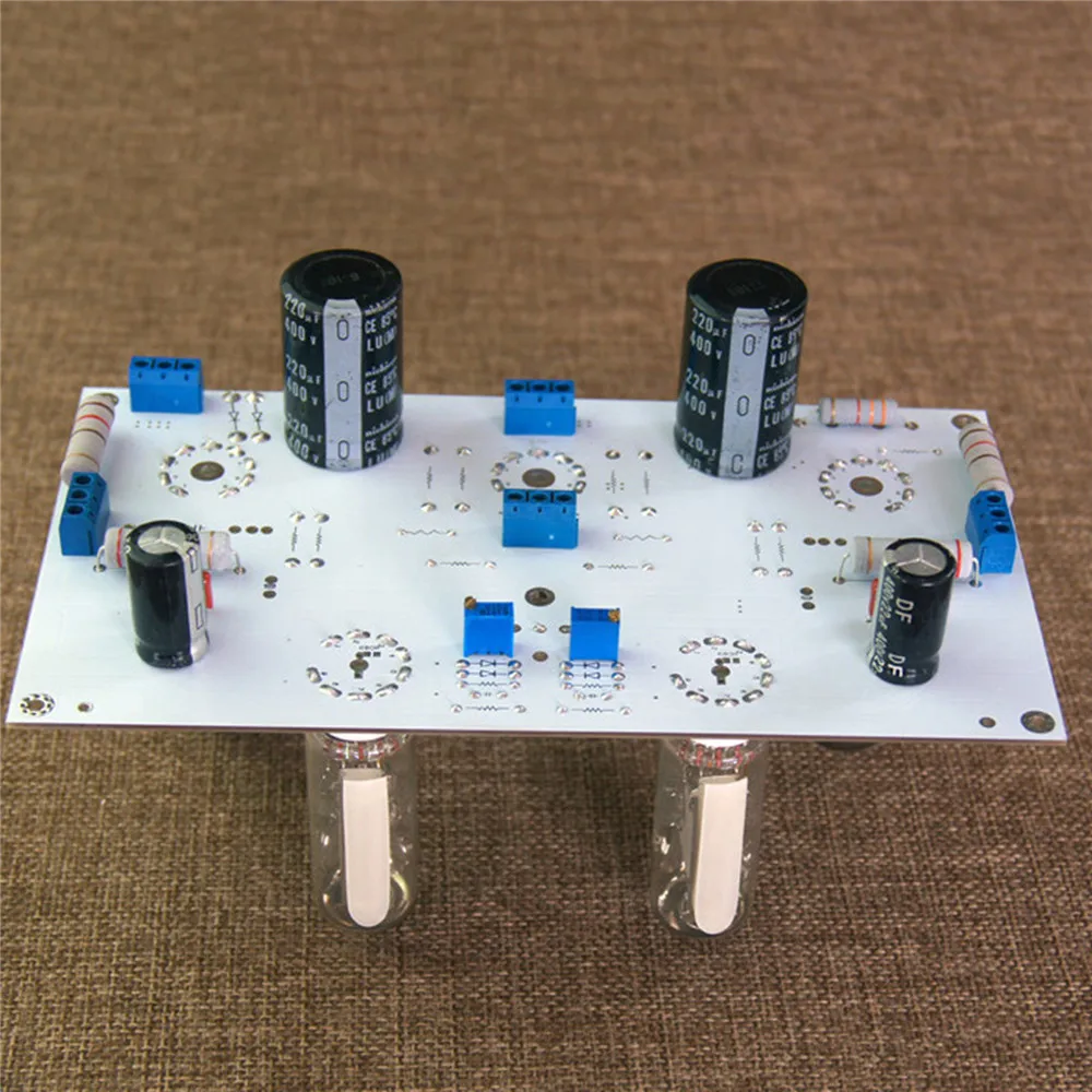 HI-fi Stereo Vakuumske Cevi Ojačevalnik Ojačevalnik PCB 6E2 Indikator Nivoja Golimi Odbor DIY Komplet 6N2/6N1+6P1 3W*2