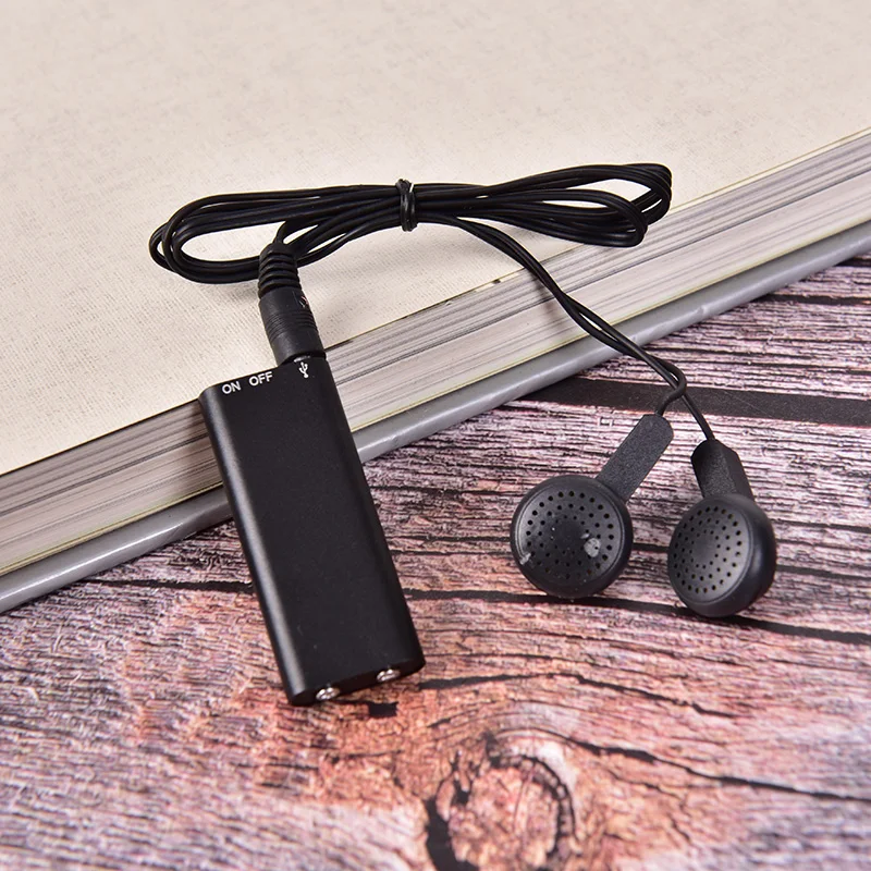 1PC Prenosni Mini 8GB Avdio Snemalnik Glasu Aktivira Poslušanje Naprave 96 Ure Visoke kakovosti