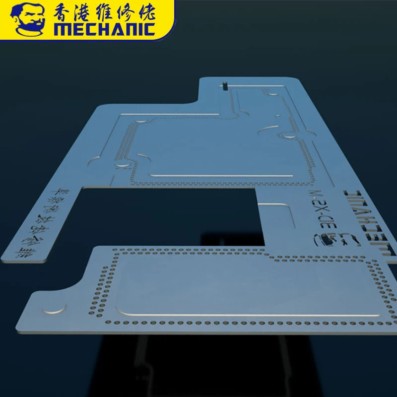 MEHANIK 3D BGA Reballing Šablona Komplet za Sajenje Tin Predlogo Neto za iPhone XR XS XS MAX Srednja Plast Matično Ploščo Reballing