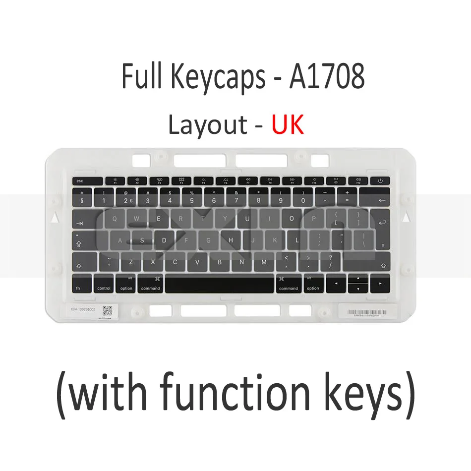 Laptop A1706 A1707 A1708 Tipke Keycaps KRALJESTVU angleščina za Macbook Pro Retina 13