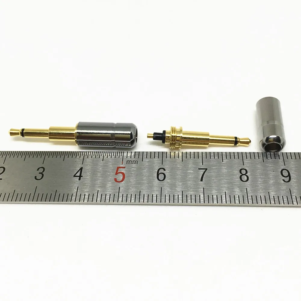20Pcs Novo Baker Mini 2,5 mm Mono Jack Moški Audio Vtič Spajkanje Kabel Adapter za Povezavo Avdio DIY Priključki