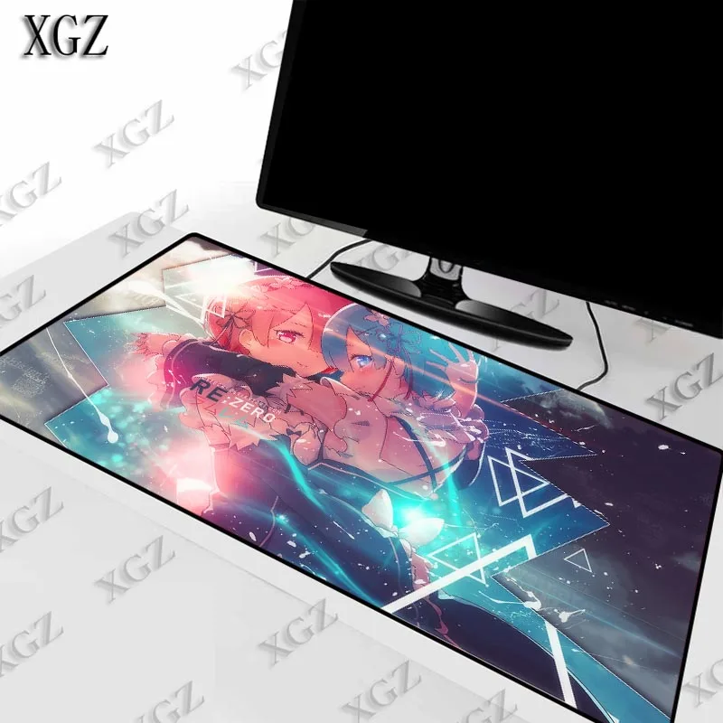 XGZ Re Nič Anime Dekle na Daljavo Rob Gaming tipkovnica Miška Ploščica Igralec Igra Hitrost Različica pad Mat CSGO LOL Dota