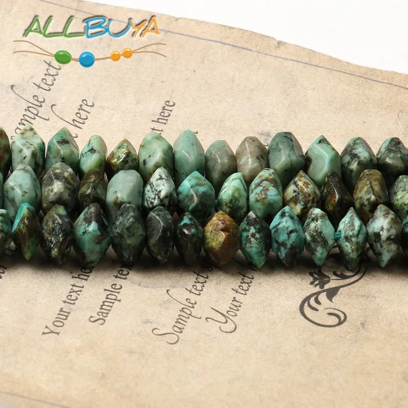 Naravni Nezakonitih Gem Afriške Turquoises Kroglice za Nakit, Izdelava DIY Ročno Čare Zapestnice Pribor 6x11mm Mineralov Noge