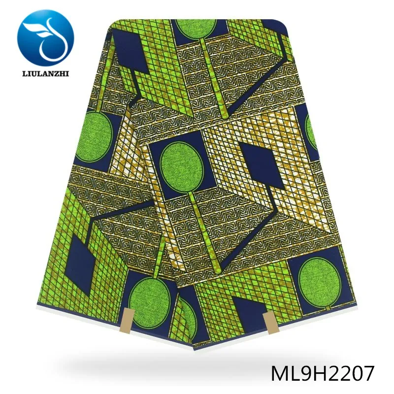LIULANZHI Afriške vosek tkanine, Bombaž vosek tkanine, vroče prodaje ankara pravi vosek tkanine 6yards brezplačna dostava ML9H2174-ML9H2207