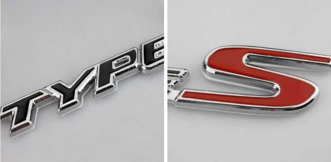 Za Honda Civic Integra FN2 EP3 EK 42bs avto nalepke styling dodatki Tipa S Grill + Zadaj Značko Simbol Rdeče Črno
