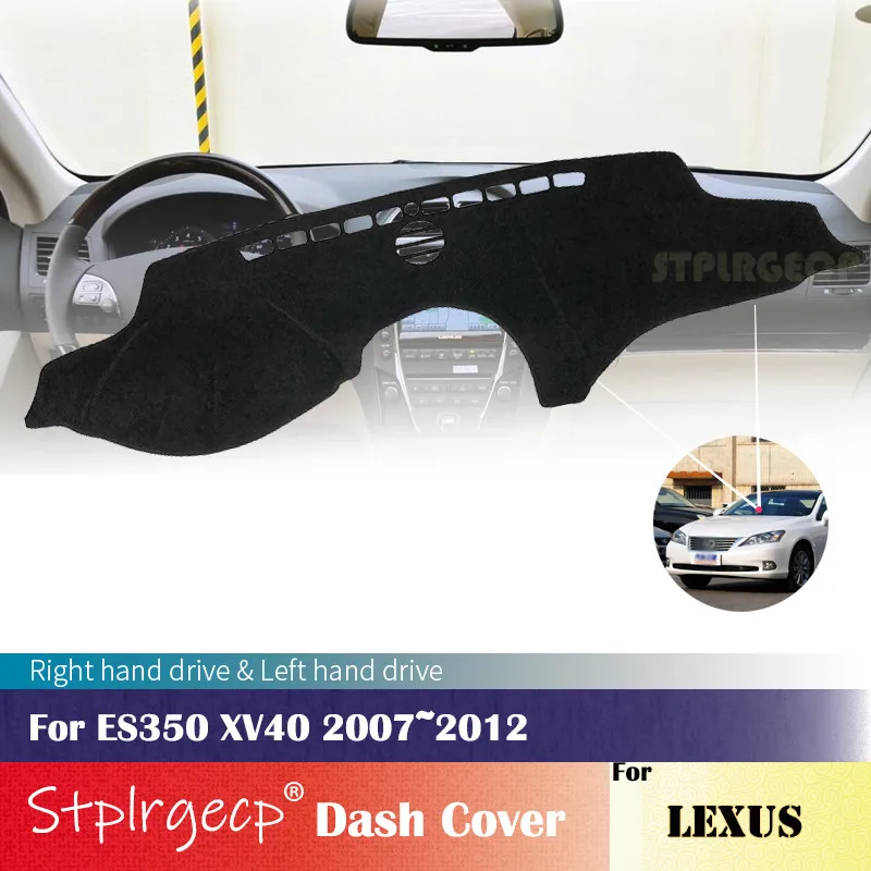 Za Lexus ES ES350 2007~2012 XV40 Anti-Slip nadzorna plošča Pokrov Zaščitni Ploščici Avto Dodatki Dežnik Preprogo 2011 2010 2009 2008