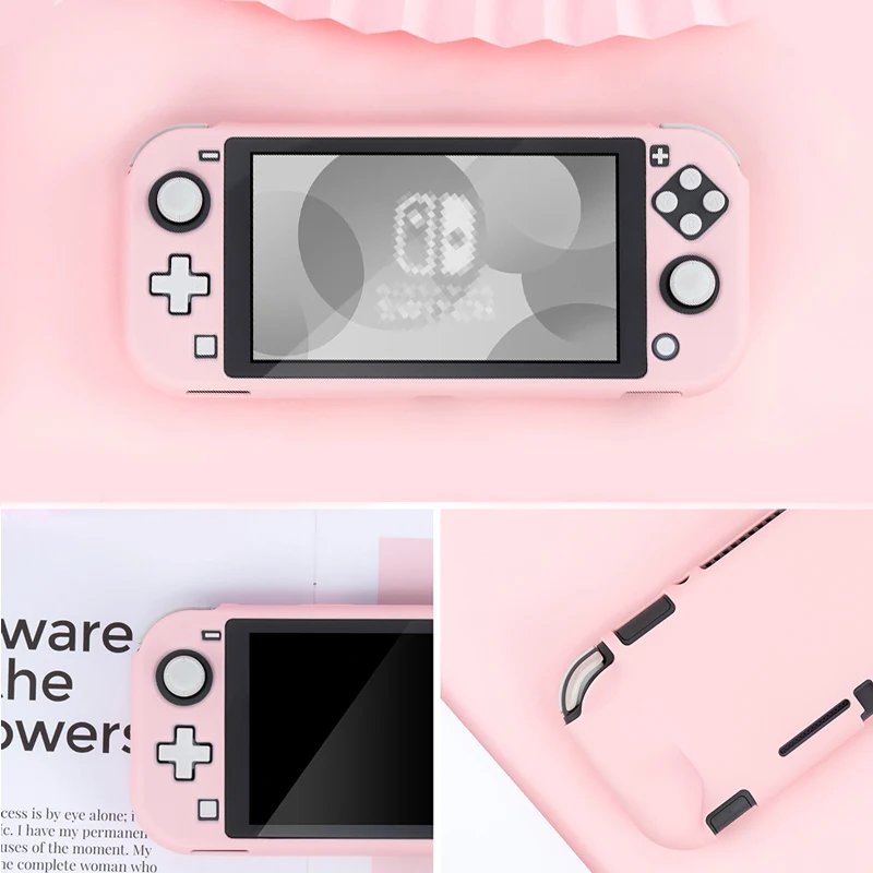 Za Nintendo Stikalo Lite Primeru Shell, Pink PC Trdi Pokrovček Nazaj Oprijem Lupini NS Mini Igre Kritje Za Nintendo Stikalo Lite Dodatki