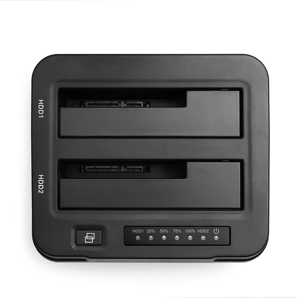 Aluminijasto Dvojno Ležišče USB 3.0, da SATA, Zunanji Trdi Disk, za Razširitveno Postajo z Offline Klon Funkcijo za 2.5 3.5 Palčni Palčni HDD SSD