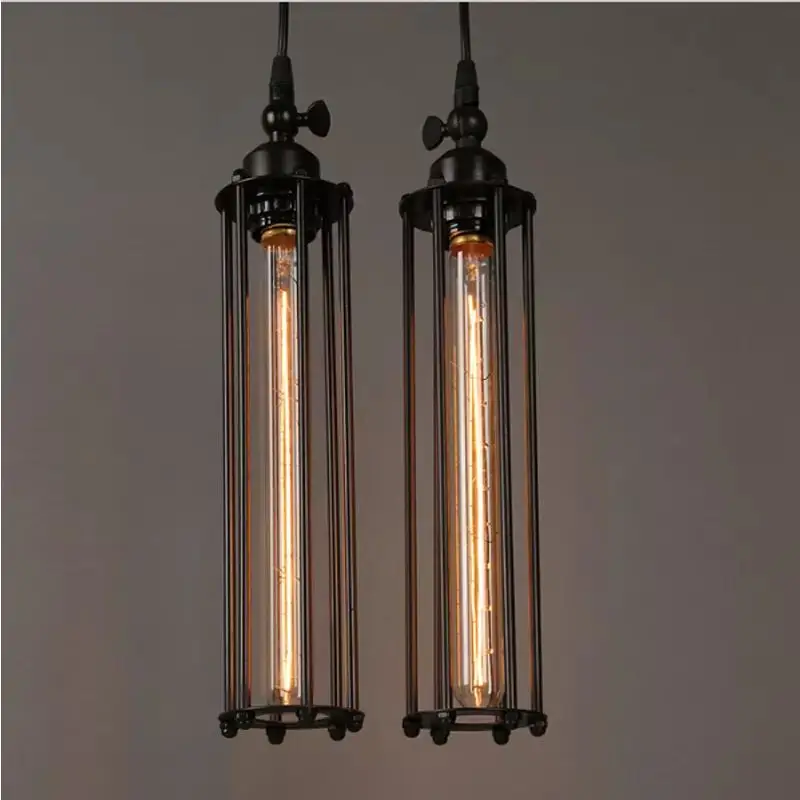 Ameriški Letnik Država Obesek Luči Steampunk Industrijske Slog Z Edison E27 Žarnica Restavracija Koridor Svetilke