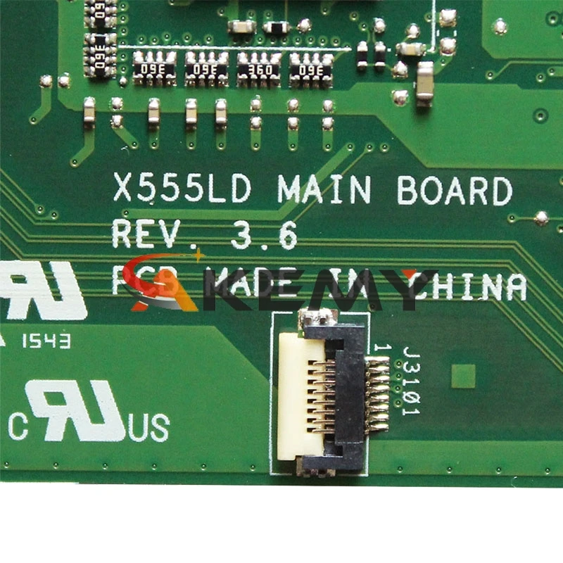 Za Asus X555LD X555LN K555L F555L Prenosni računalnik z matično ploščo i5-5200U GT940M 4GB RAM REV.2.0 Grafika Mainboard Test dobro