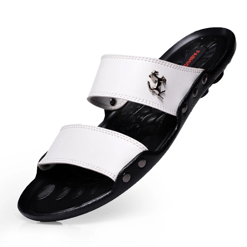 Priložnostne Znane blagovne Znamke 2020 Moški Sandali, Čevlji za Copate Poletje Flip Flops Plaži Moški Čevlji Usnjeni Sandalias Zapatos hombre