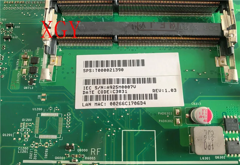 Za Toshiba Qosmio DX730 DX735 Prenosni računalnik z Matično ploščo T000025040 6050A2468701-MB-A02 GeForce GT540M