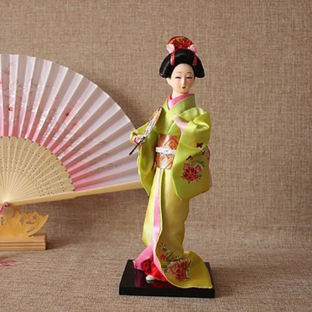 25 cm Japonski Gejša Lutke Japonski Folk Ročno Umetnost Gejša Lutka Dekoracijo Doma Miniaturne Figurice Naključno Slog