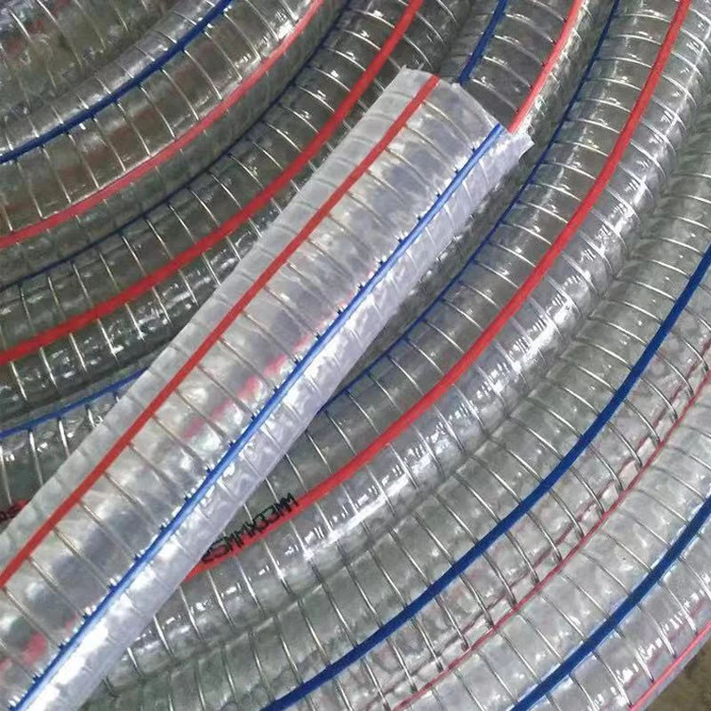 PVC Prozorni Jeklena Cev Visoke Temperature Odporen proti zmrzovanju Pipe16/19/25/32/38/40/45 mm Plastični Cevi za Vodo