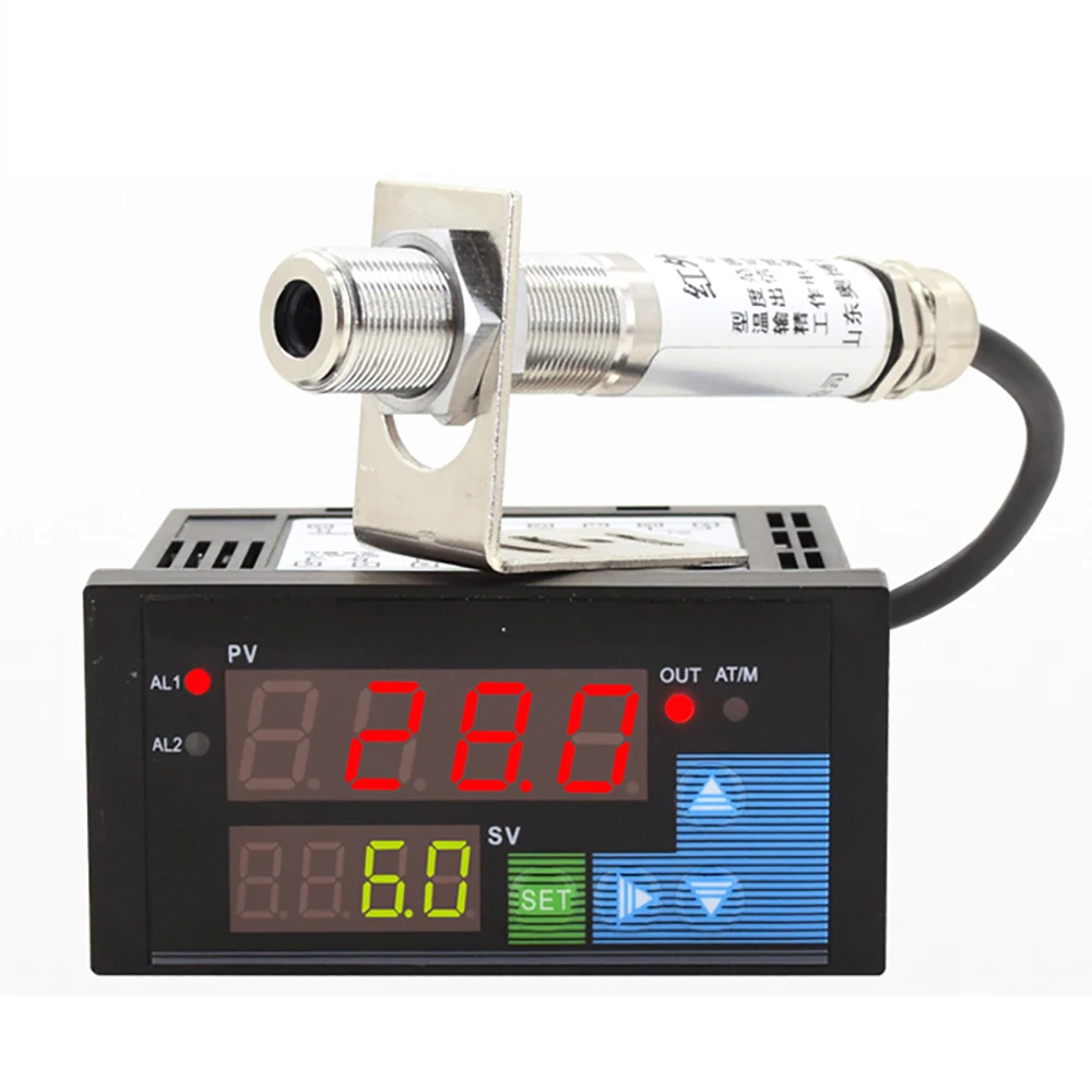 Brezkontaktno Online Infrardeči Termometer Ir Senzor Temperature Oddajnik Sonda Temperaturni Regulator + Digitalni Zaslon