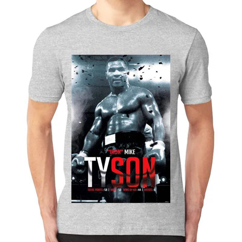 Boksarski prvak Mike Tyson Plakat po Meri Obletnico T-shirt Unisex Poletje T-shirt